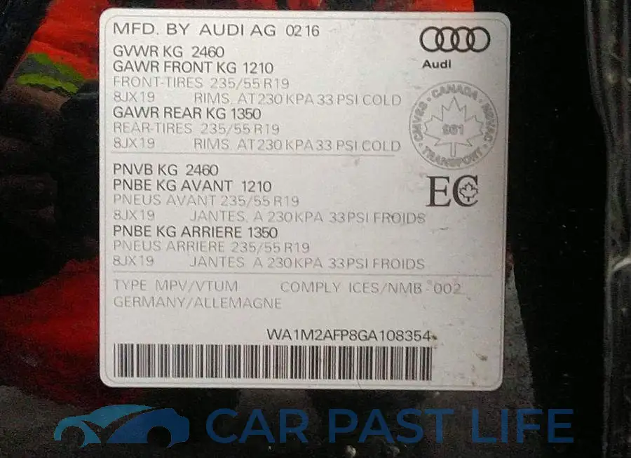 WA1M2AFP8GA108354# 9