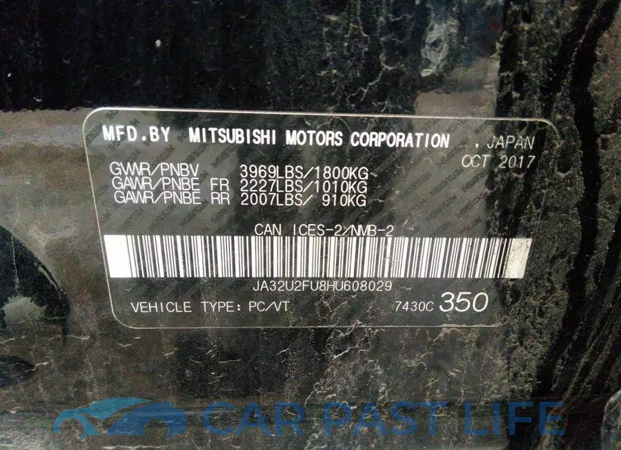 JA32U2FU8HU608029# 9