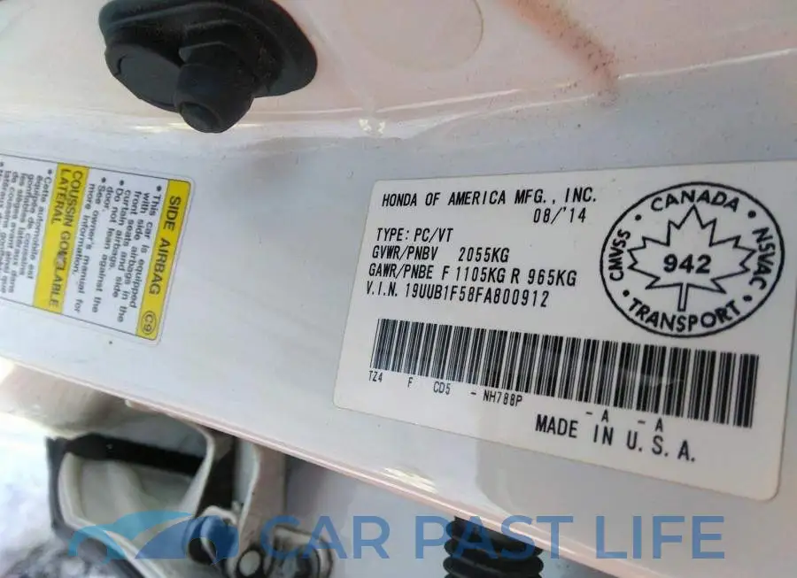 19UUB1F58FA800912# 9