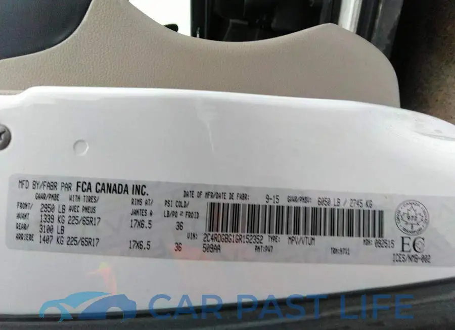 2C4RDGBG1GR152352# 9