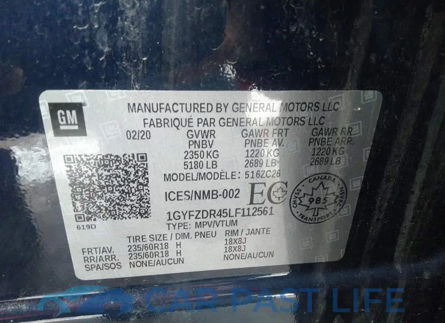 1GYFZDR45LF112561# 9