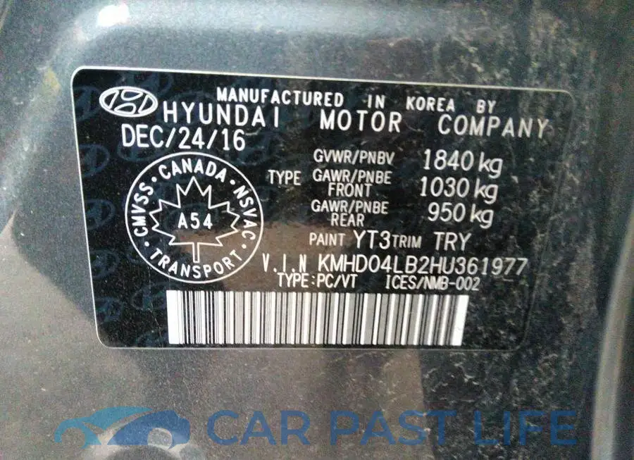 KMHD04LB2HU361977# 9