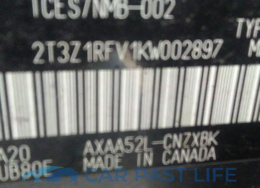 2T3Z1RFV1KW002897# 9