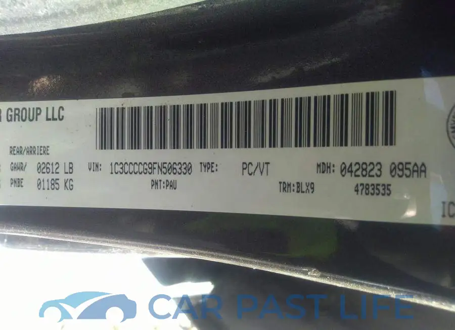 1C3CCCCG9FN506330# 9