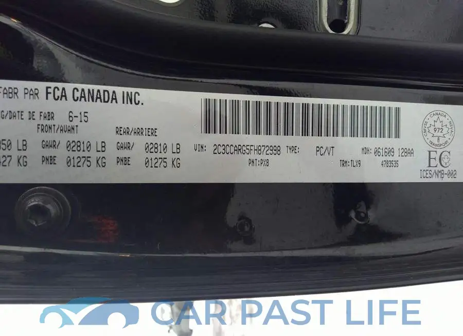 2C3CCARG5FH872998# 9
