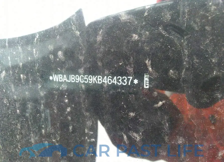 WBAJB9C59KB464337# 9