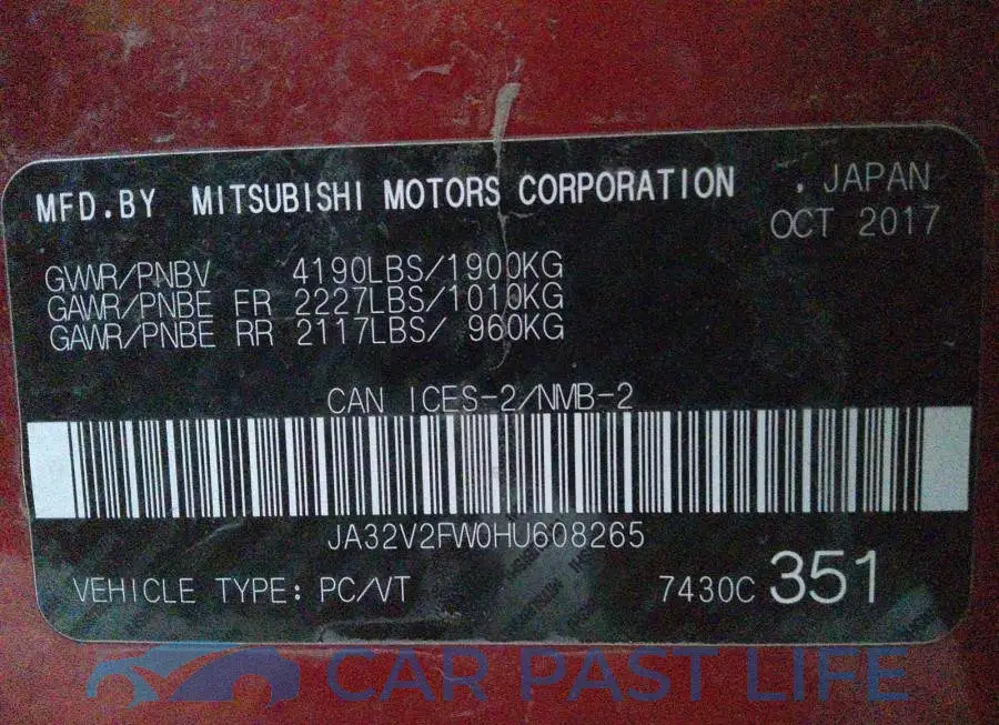 JA32V2FW0HU608265# 9