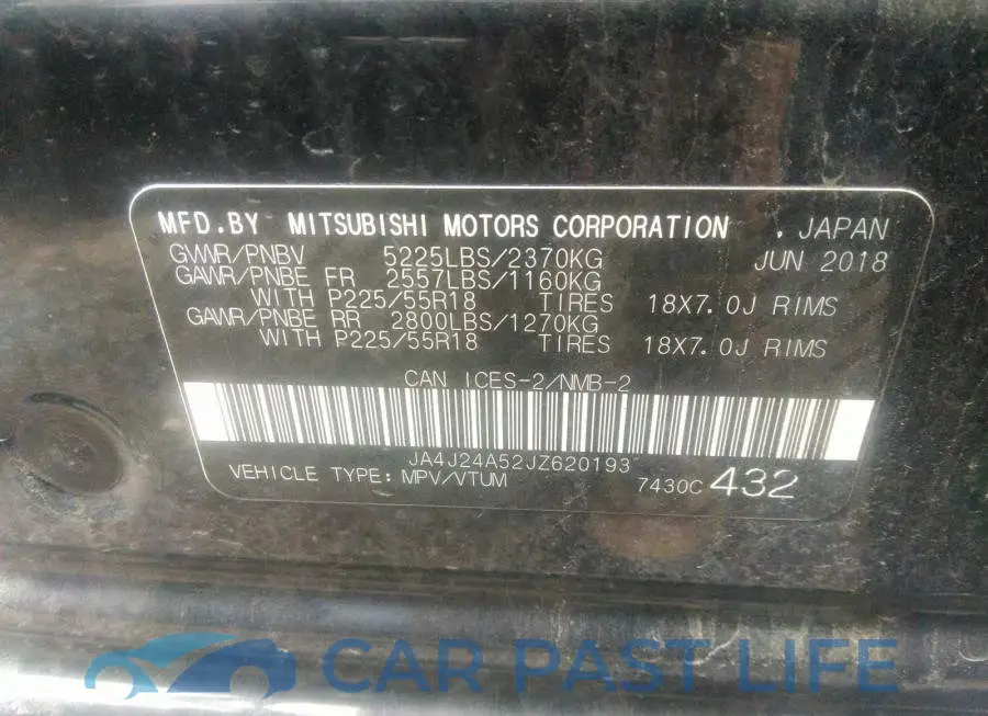 JA4J24A52JZ620193# 9