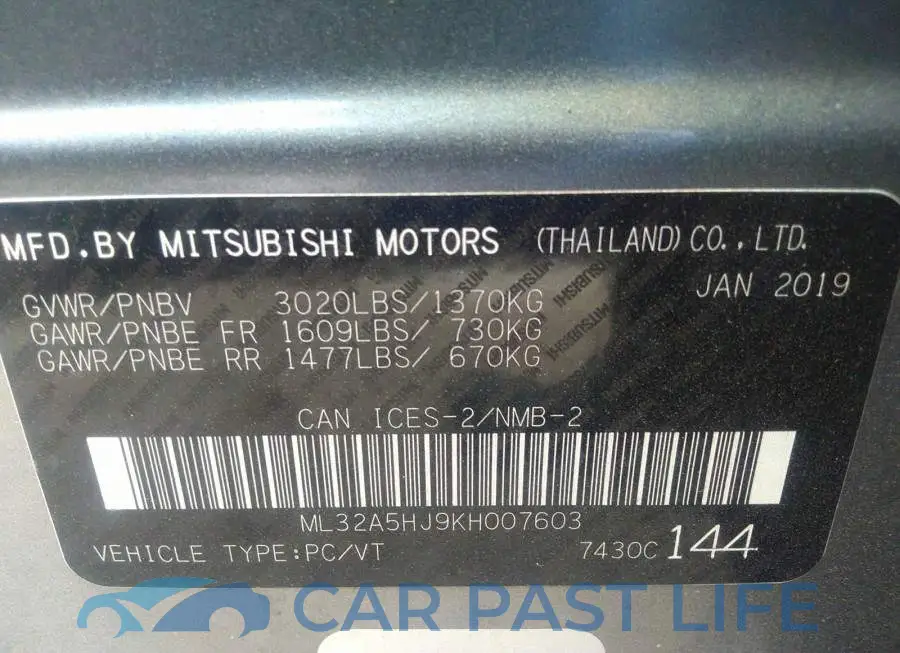 ML32A5HJ9KH007603# 9