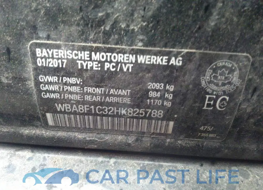 WBA8F1C32HK825788# 9