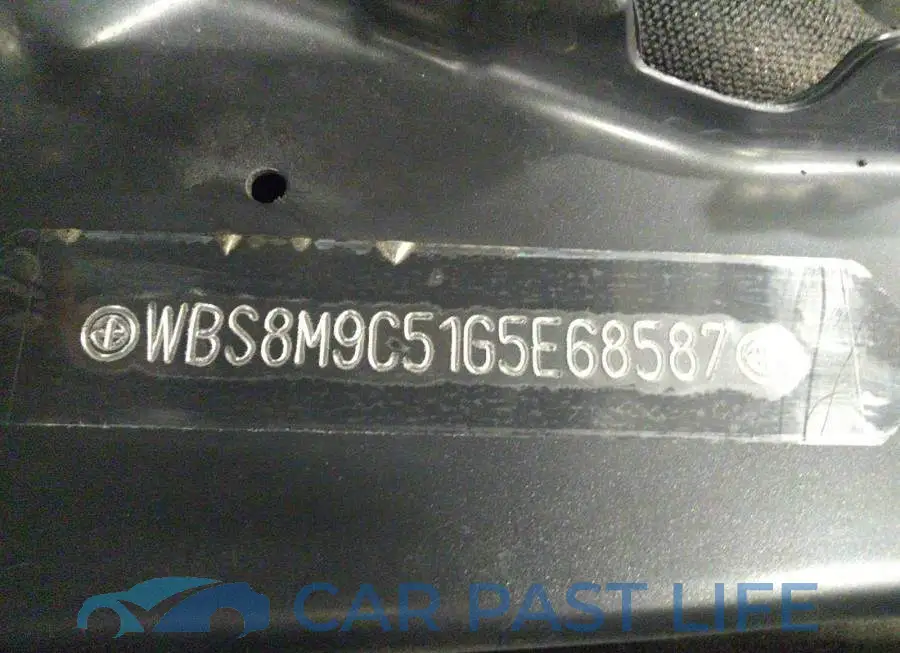 WBS8M9C51G5E68587# 9