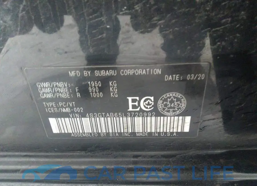4S3GTAB65L3720992# 9