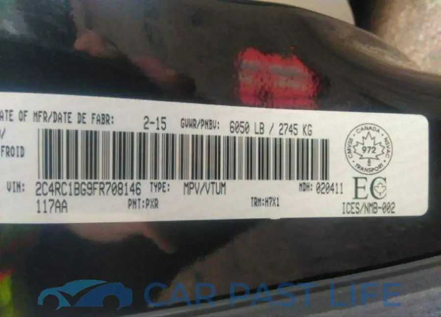 2C4RC1BG9FR708146# 10