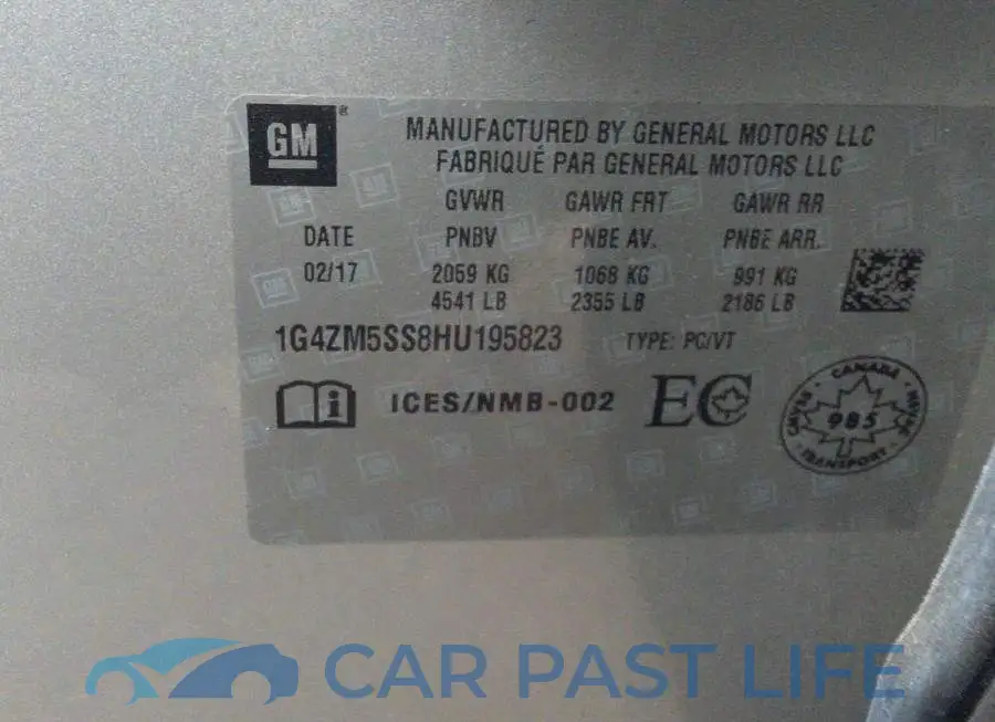 1G4ZM5SS8HU195823# 9