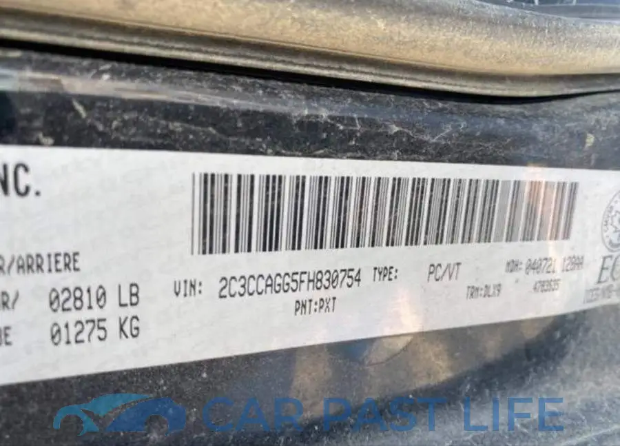 2C3CCAGG5FH830754# 9