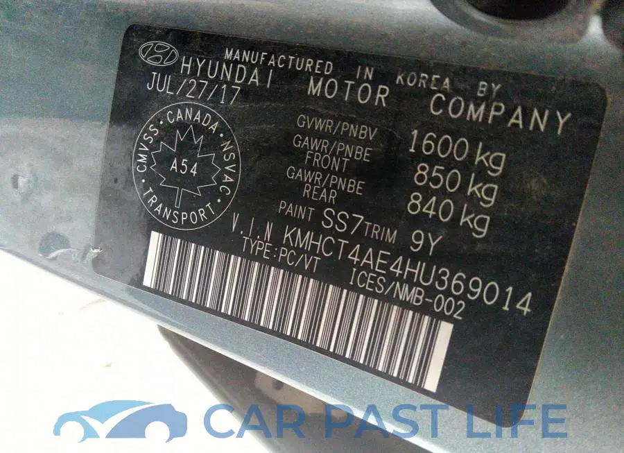 KMHCT4AE4HU369014# 9