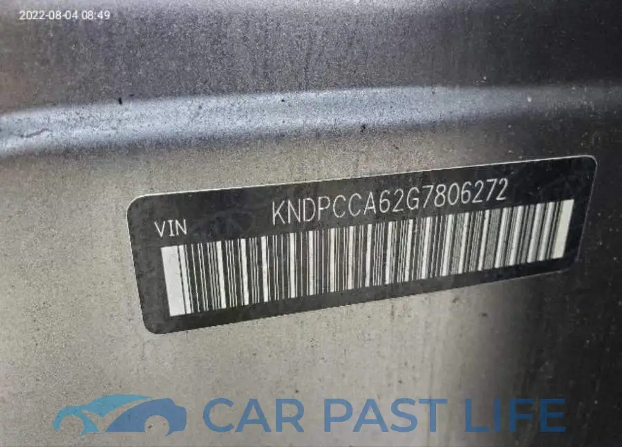 KNDPCCA62G7806272# 9
