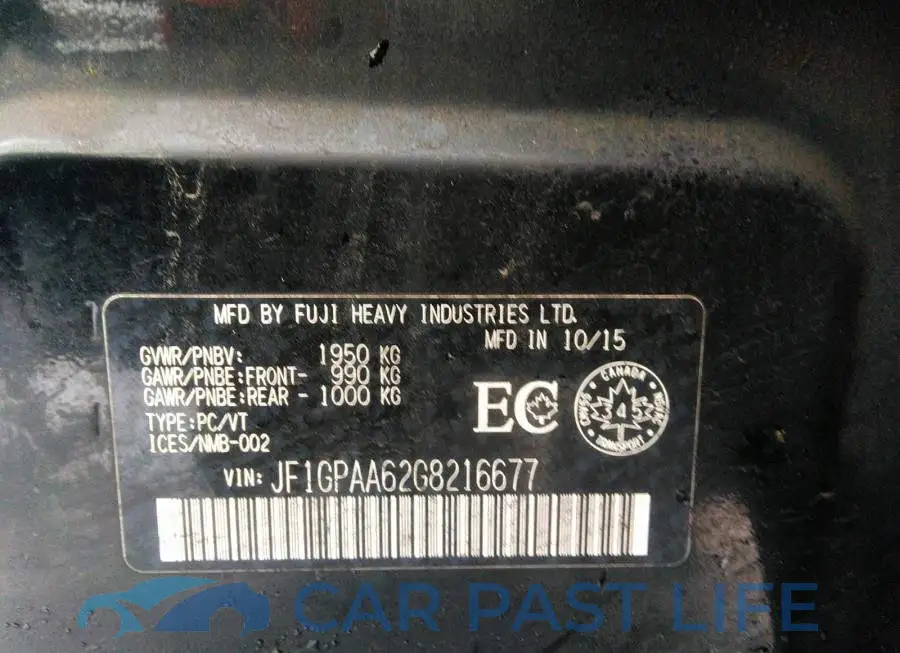 JF1GPAA62G8216677# 9