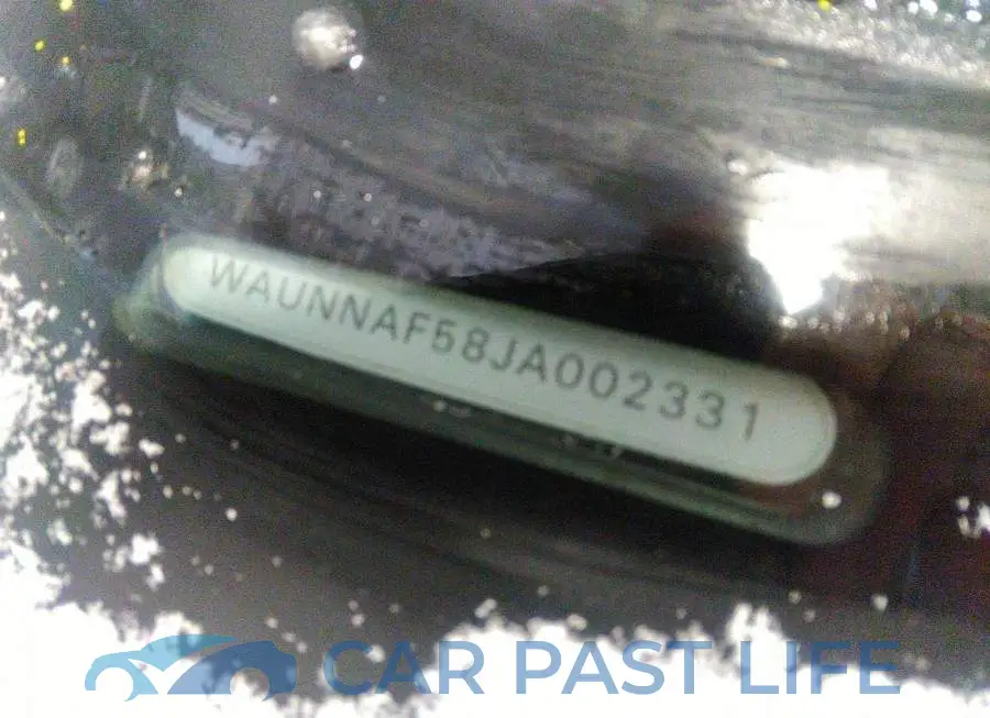 WAUNNAF58JA002331# 9