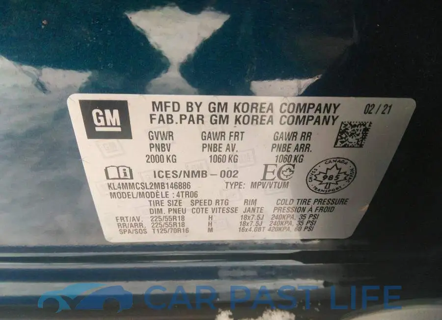KL4MMCSL2MB146886# 9