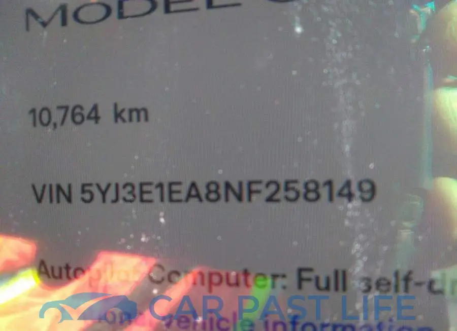 5YJ3E1EA8NF258149# 9