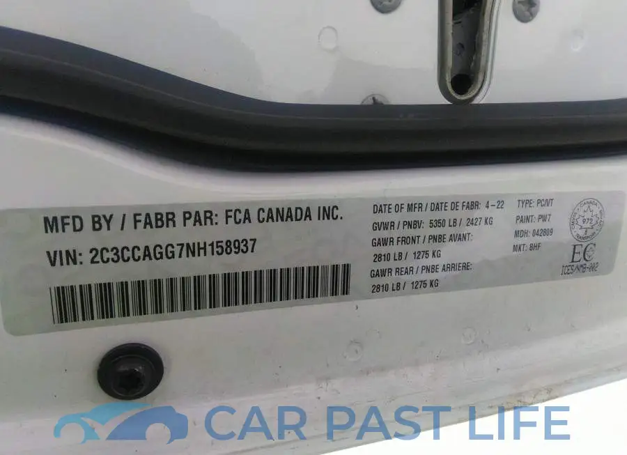 2C3CCAGG7NH158937# 9