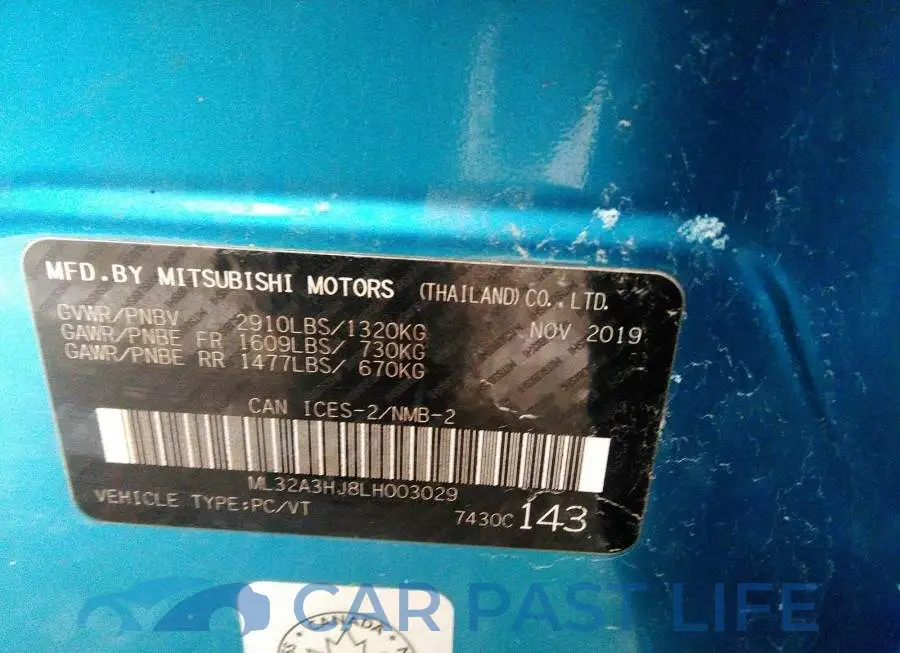 ML32A3HJ8LH003029# 9