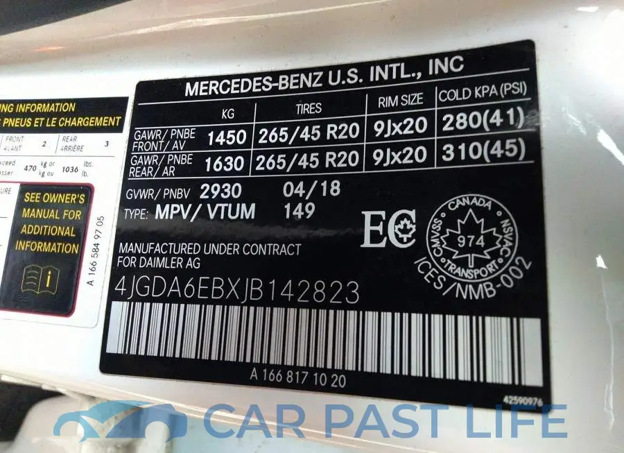 4JGDA6EBXJB142823# 9