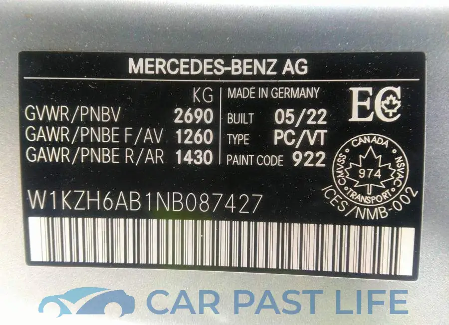 W1KZH6AB1NB087427# 9