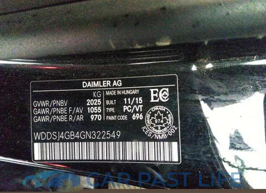 WDDSJ4GB4GN322549# 9