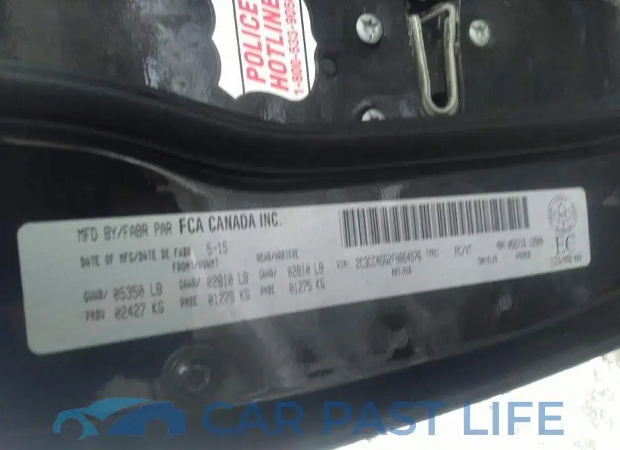 2C3CCASG2FH864576# 9