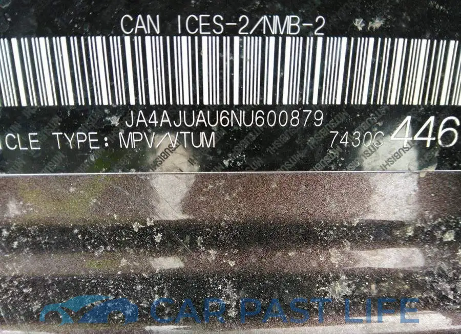 JA4AJUAU6NU600879# 9