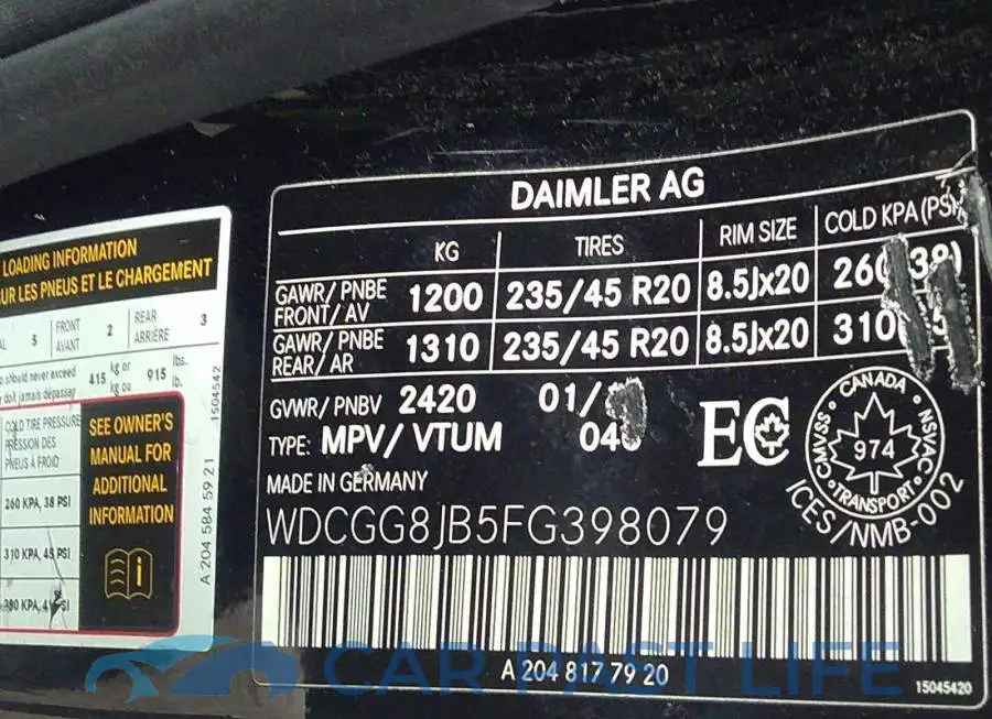 WDCGG8JB5FG398079# 9
