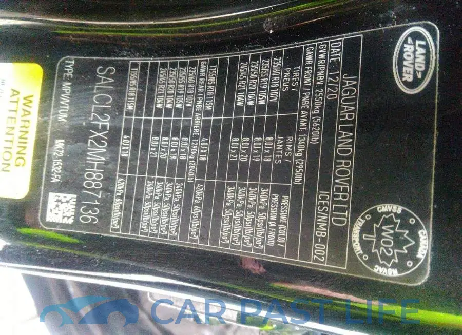 SALCL2FX2MH887136# 9