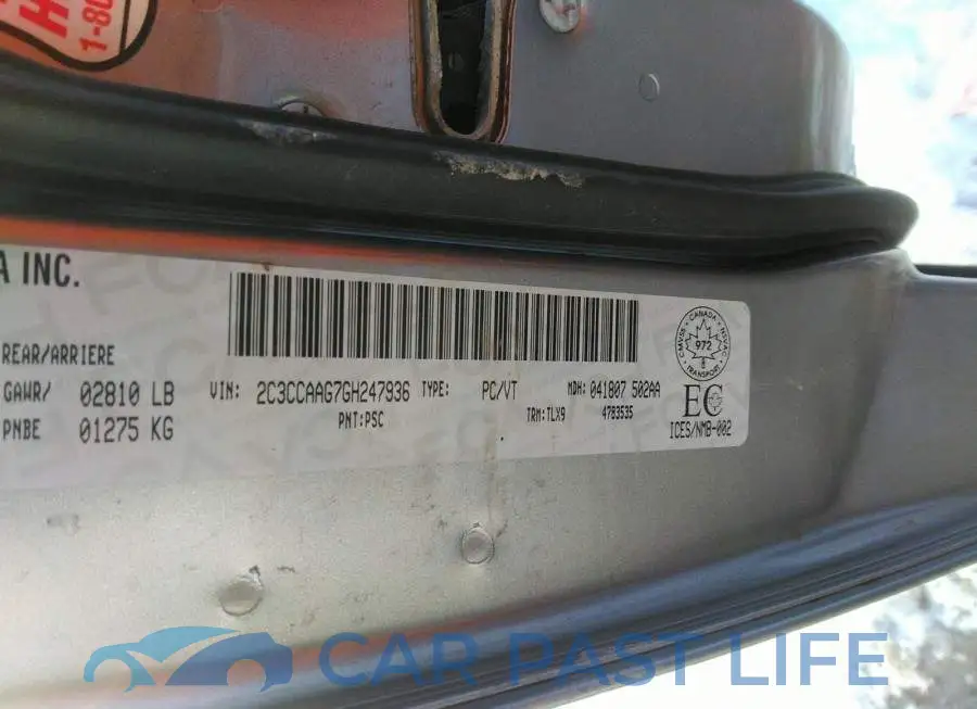 2C3CCAAG7GH247936# 9