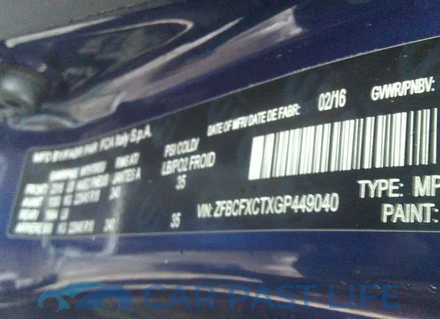 ZFBCFXCTXGP449040# 9