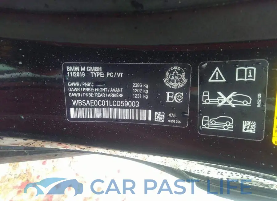 WBSAE0C01LCD59003# 9