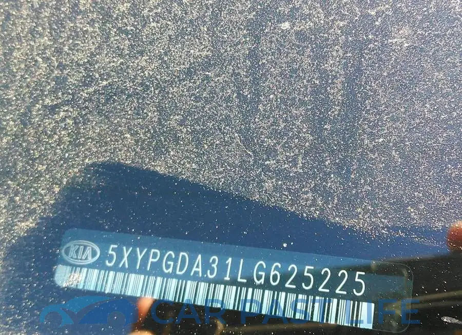 5XYPGDA31LG625225# 9