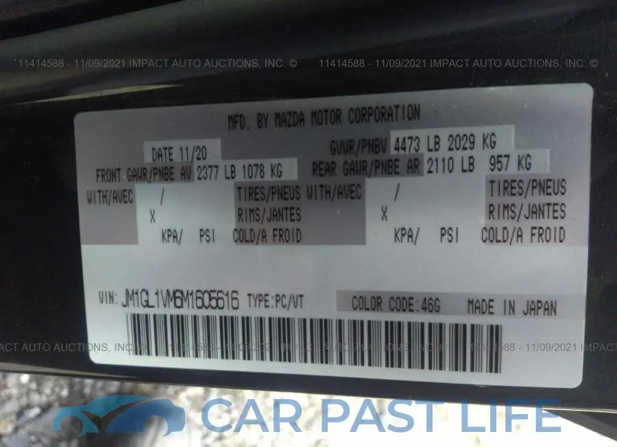 JM1GL1VM6M1605616# 9