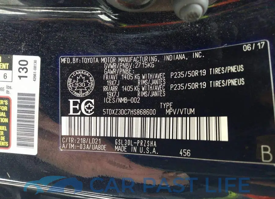 5TDXZ3DC7HS868600# 9