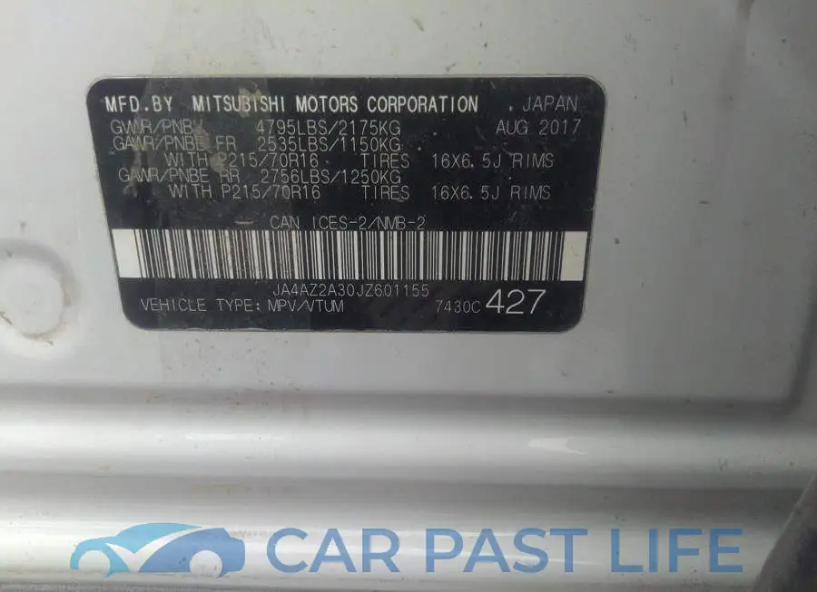 JA4AZ2A30JZ601155# 9
