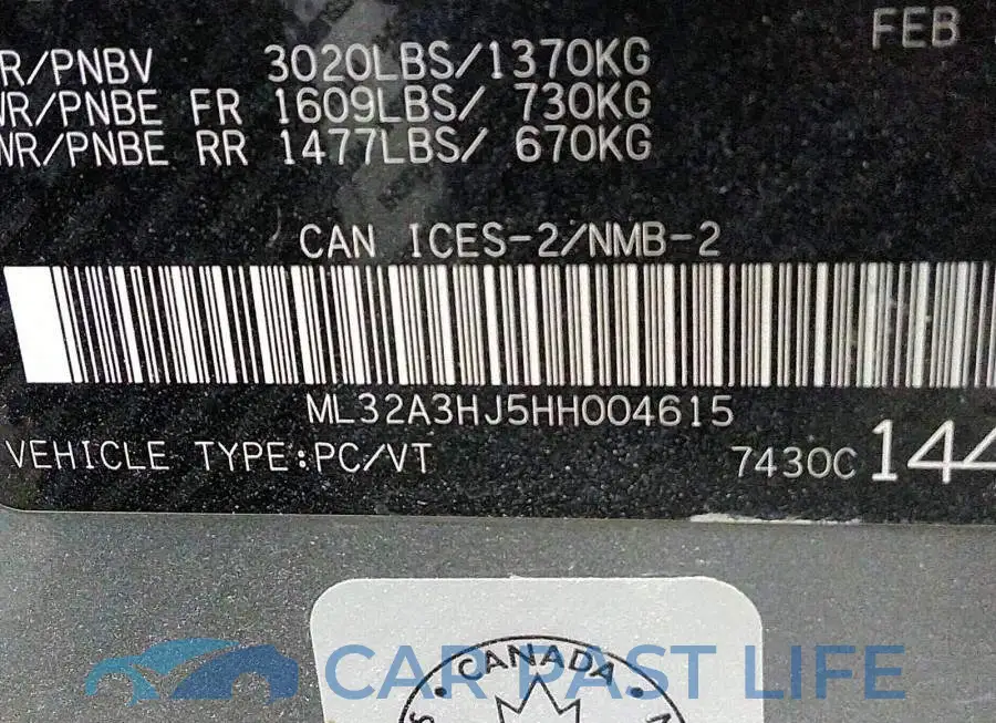 ML32A3HJ5HH004615# 9