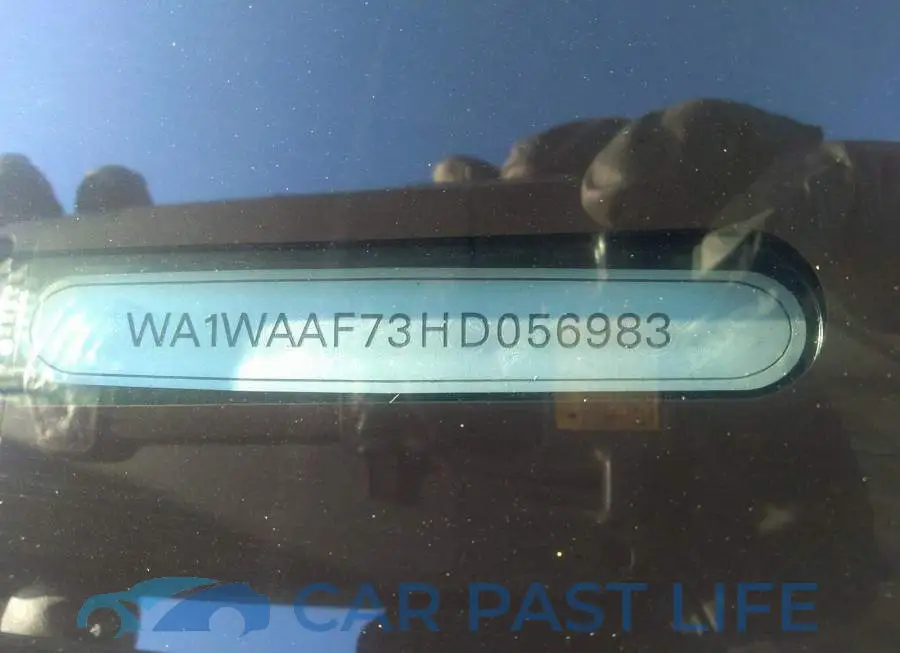 WA1WAAF73HD056983# 9