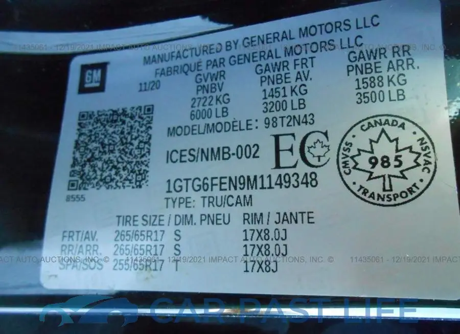 1GTG6FEN9M1149348# 9