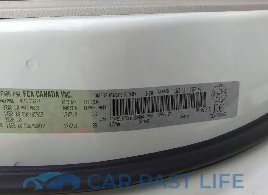 2C4RC1H79LR183494# 9