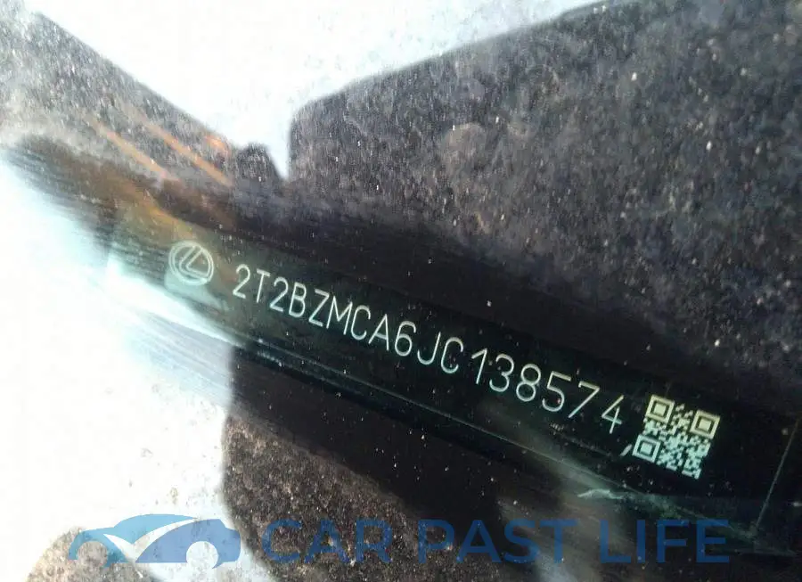 2T2BZMCA6JC138574# 9