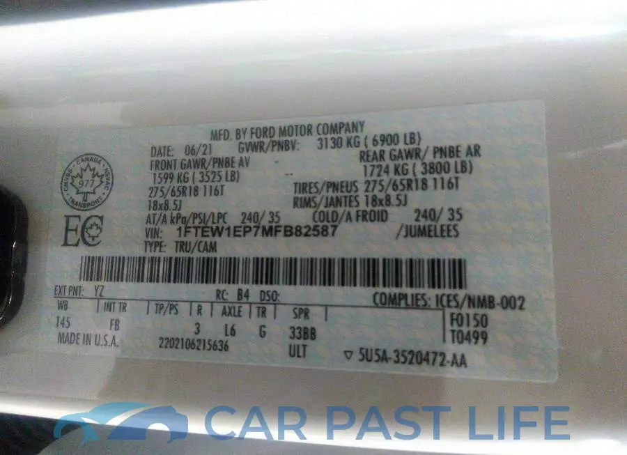 1FTEW1EP7MFB82587# 9