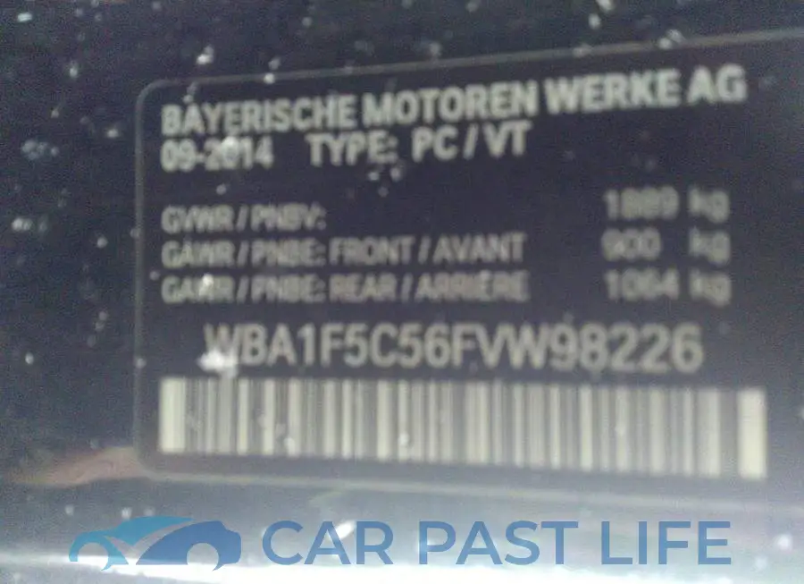 WBA1F5C56FVW98226# 9