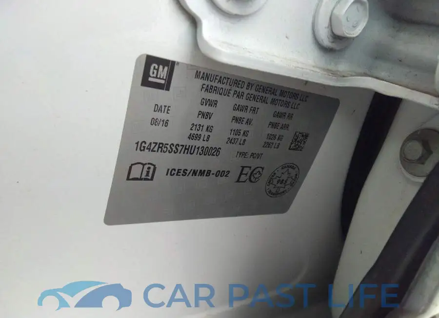1G4ZR5SS7HU130026# 9