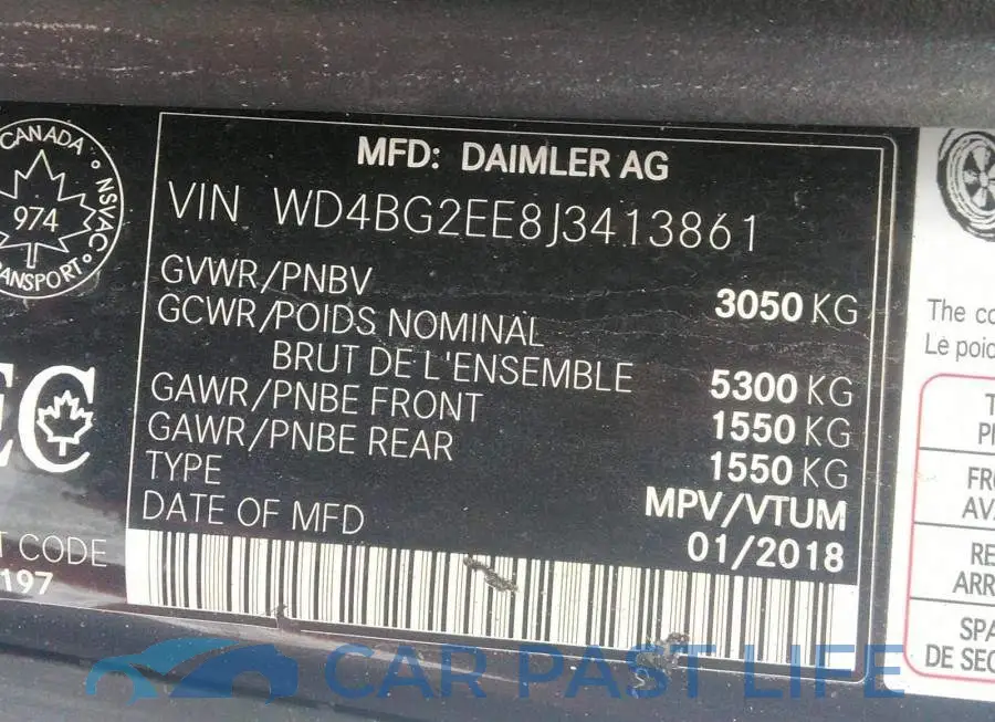 WD4BG2EE8J3413861# 9